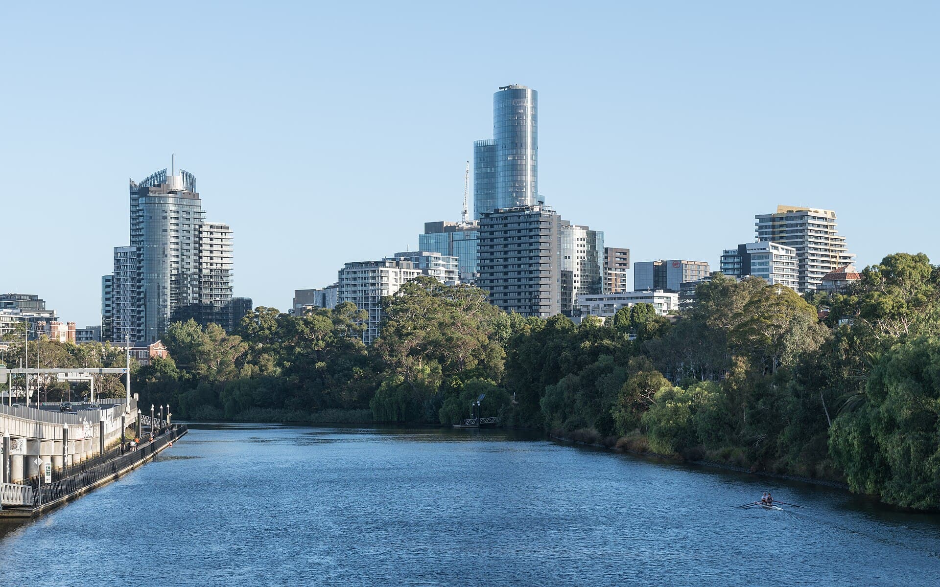 Northwest view of South Yarra skyline 20230221 1