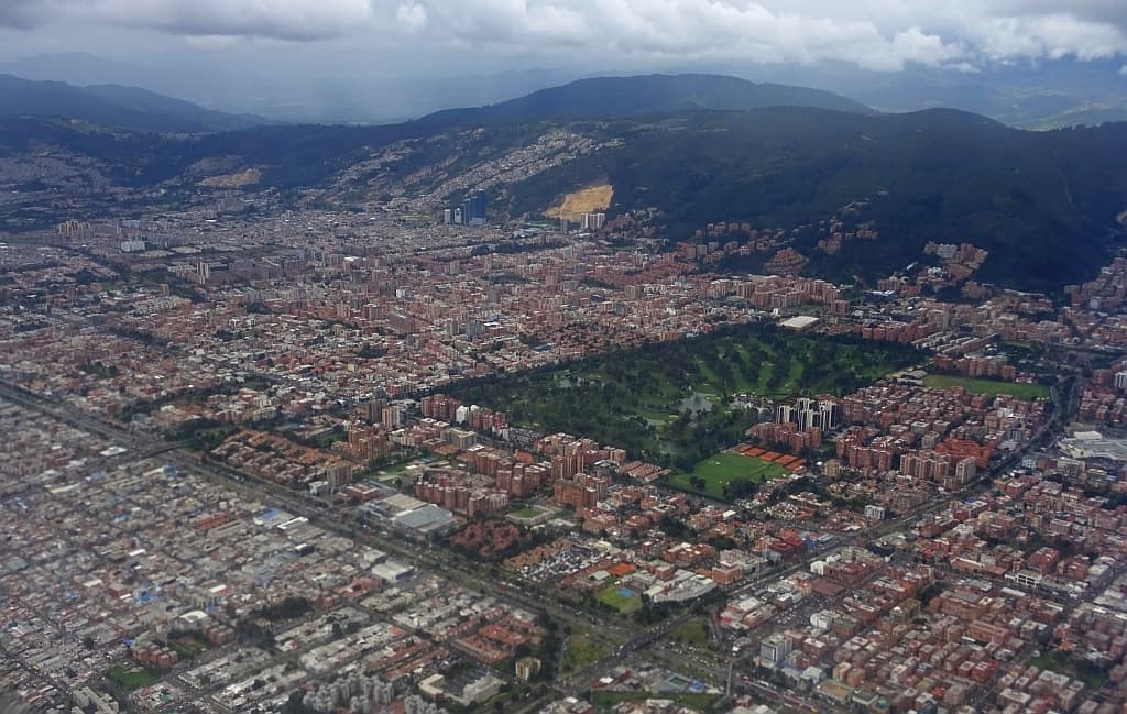 Bogotá - aerial view - Country Club