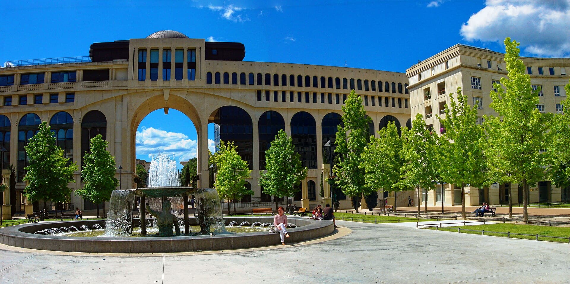 Montpellier - Antigone - Place de Théssalie - Designed by Riccardo Bofill
