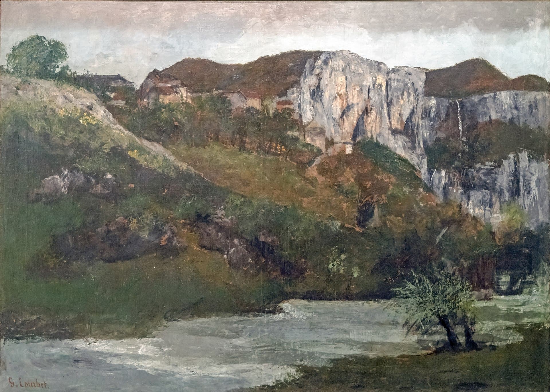 Beaux-Arts de Carcassonne - Les rochers d'Ornans ou Les rochers de Mouthier - Gustave Courbet