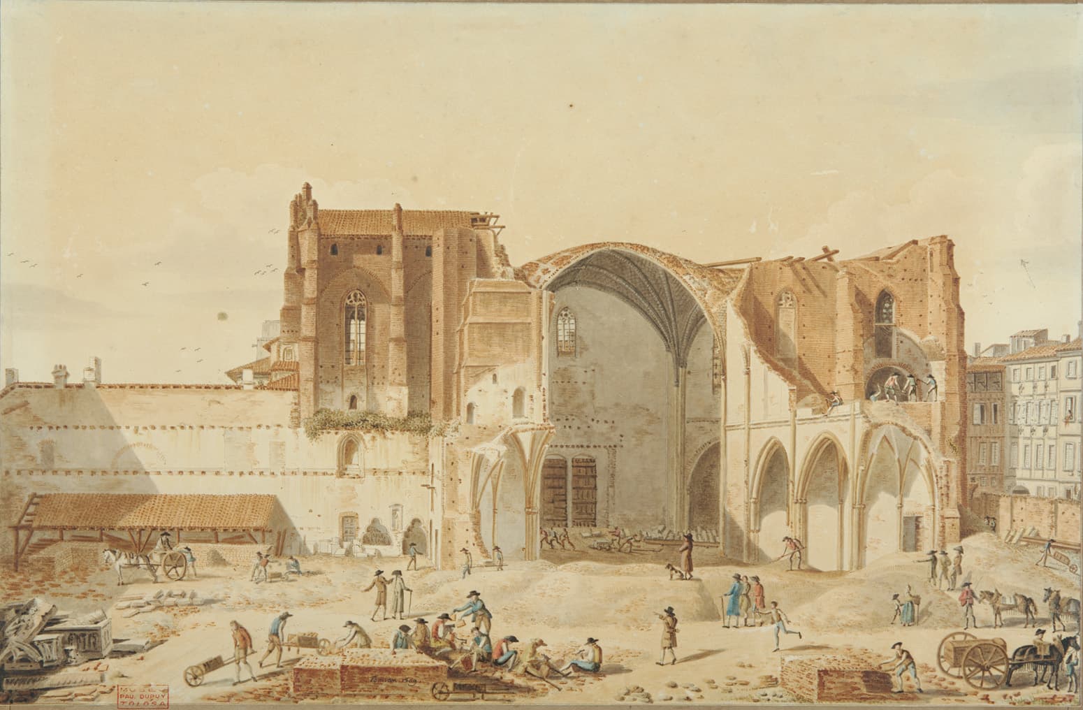 MPD-400-Pomian-Démolition du couvent des Carmes