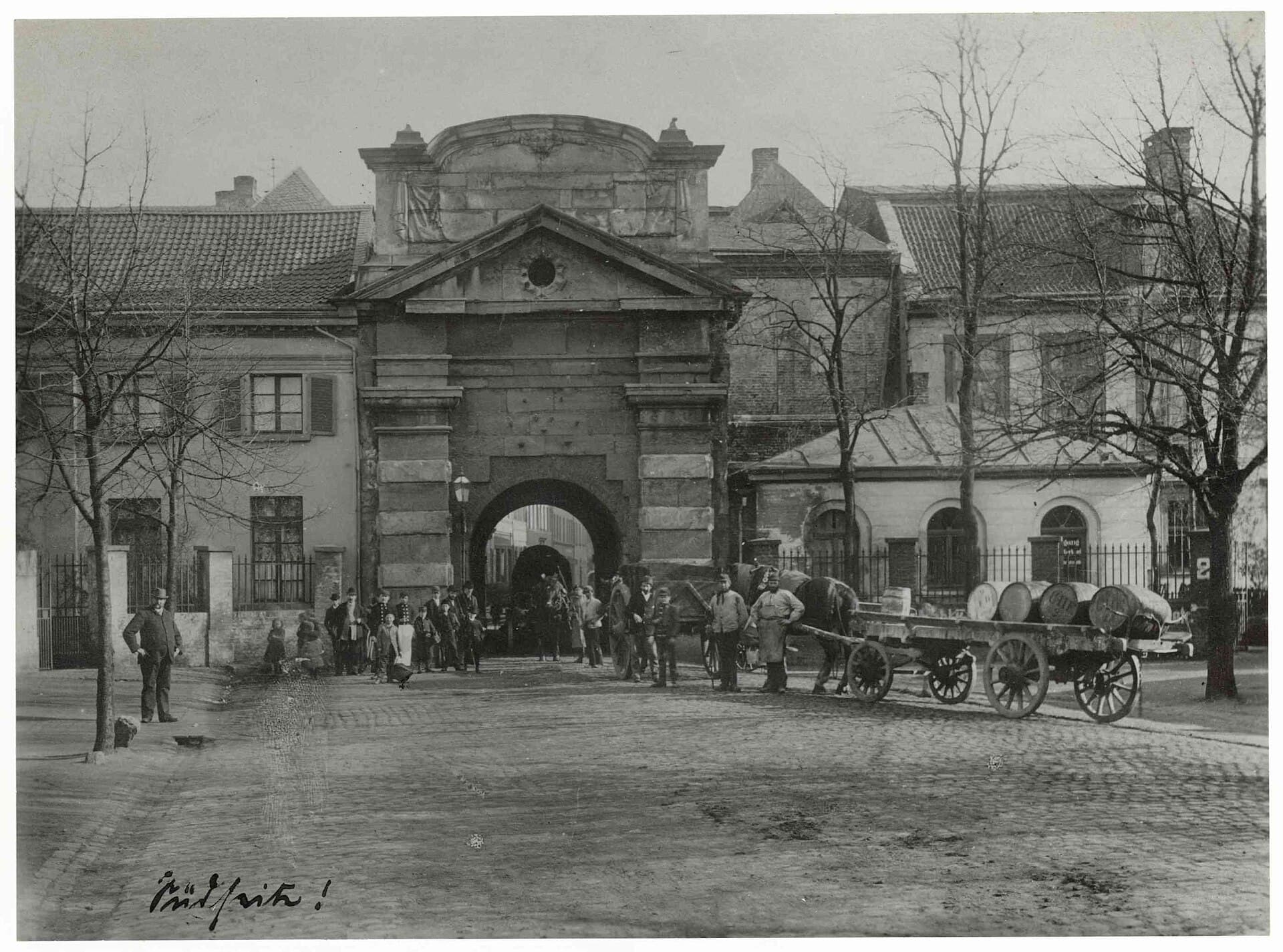 Berger Tor Düsseldorf-Carlstadt um 1890 Julius Söhn