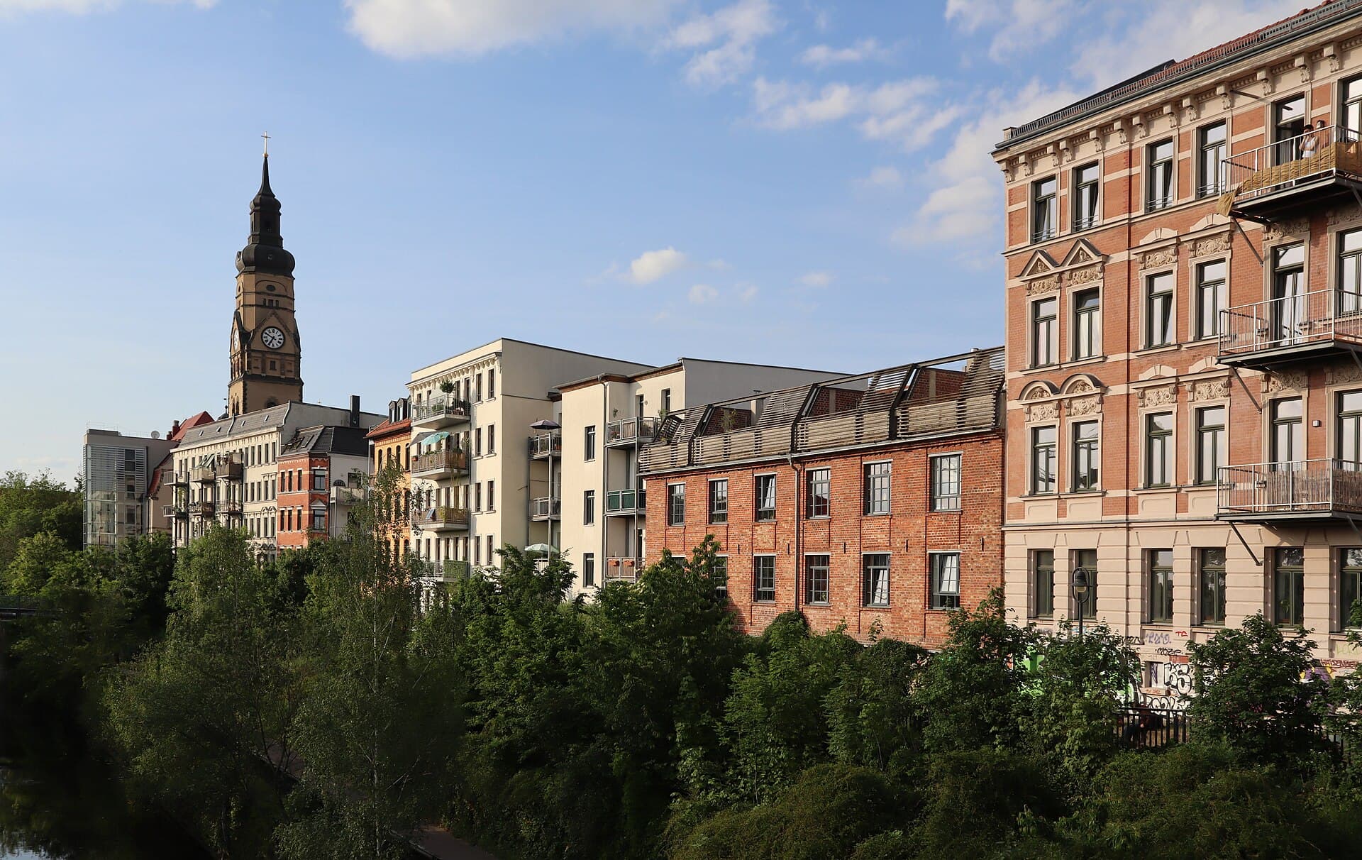 Leipzig Helmholtzstraße Rückansicht