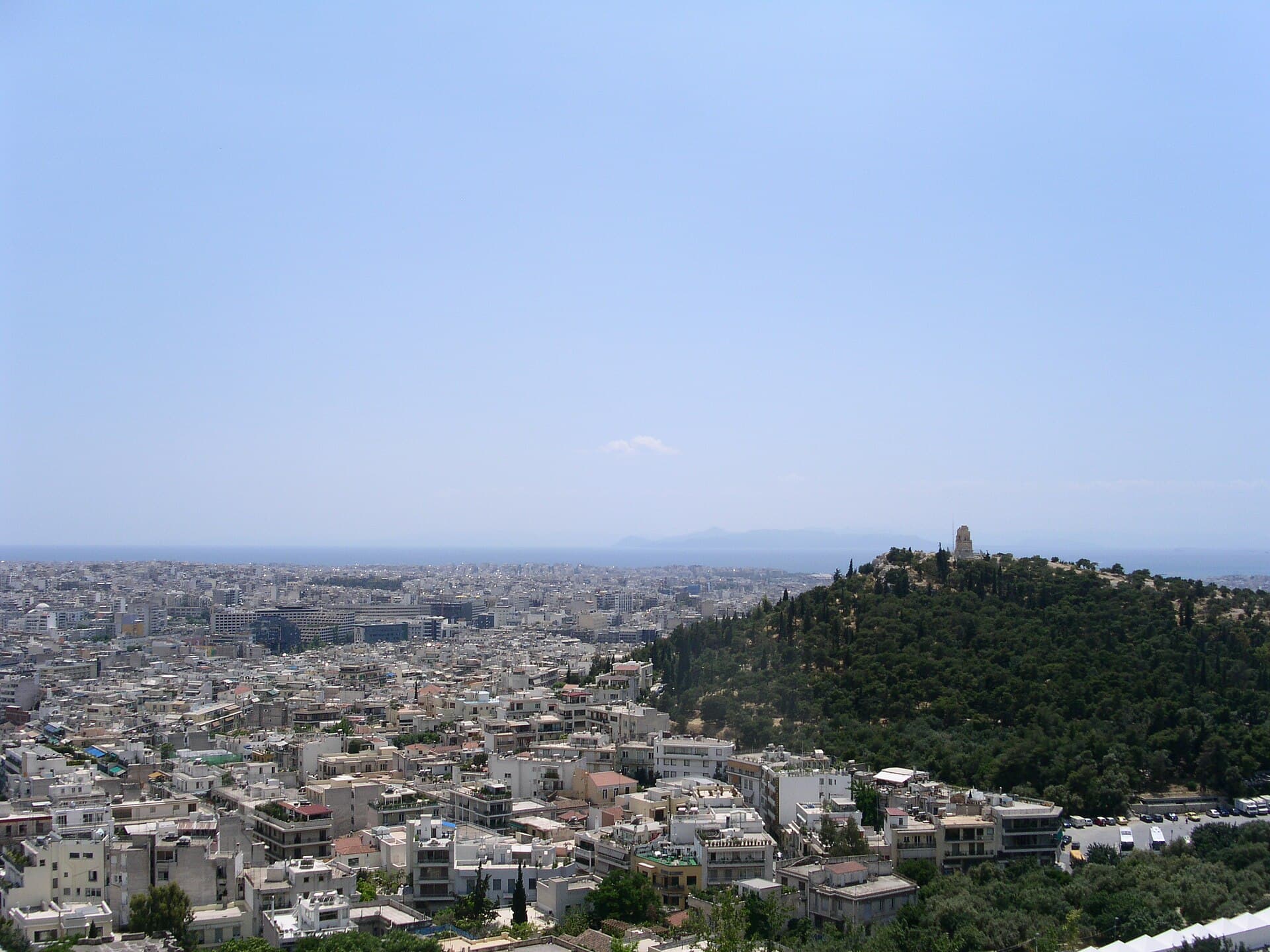 View of Athens from the Parthenon 001