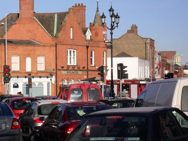 Traffic congestion at Rathmines - geograph.org.uk - 1631553