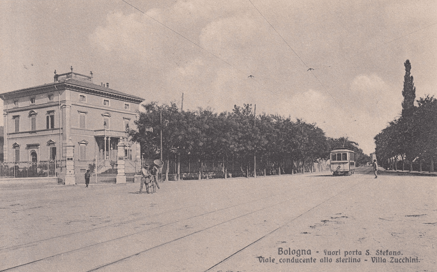 Via Murri da Porta Santo Stefano, Bologna, 1910 circa