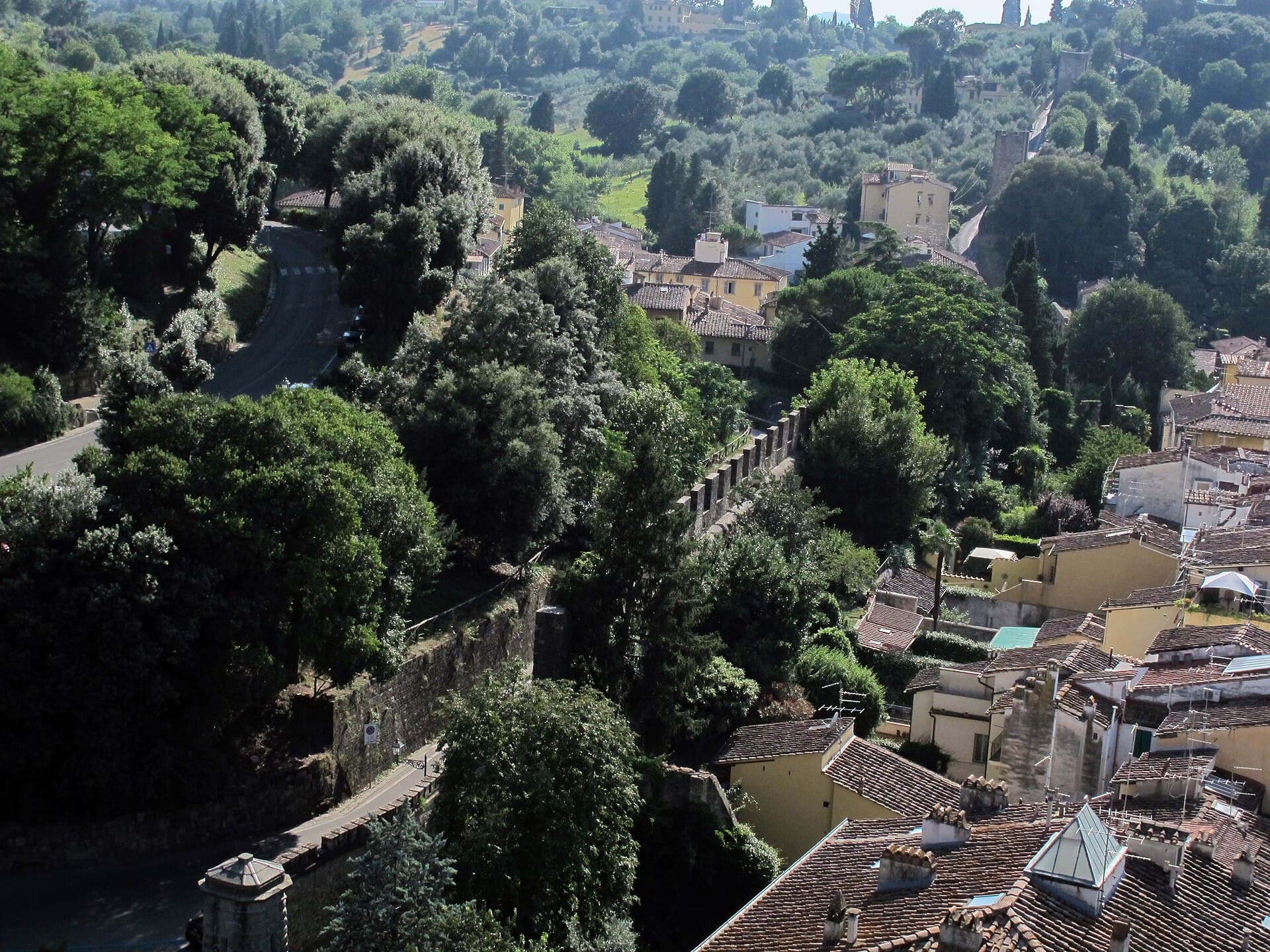 Mora d'oltrarno, veduta dalla torre
