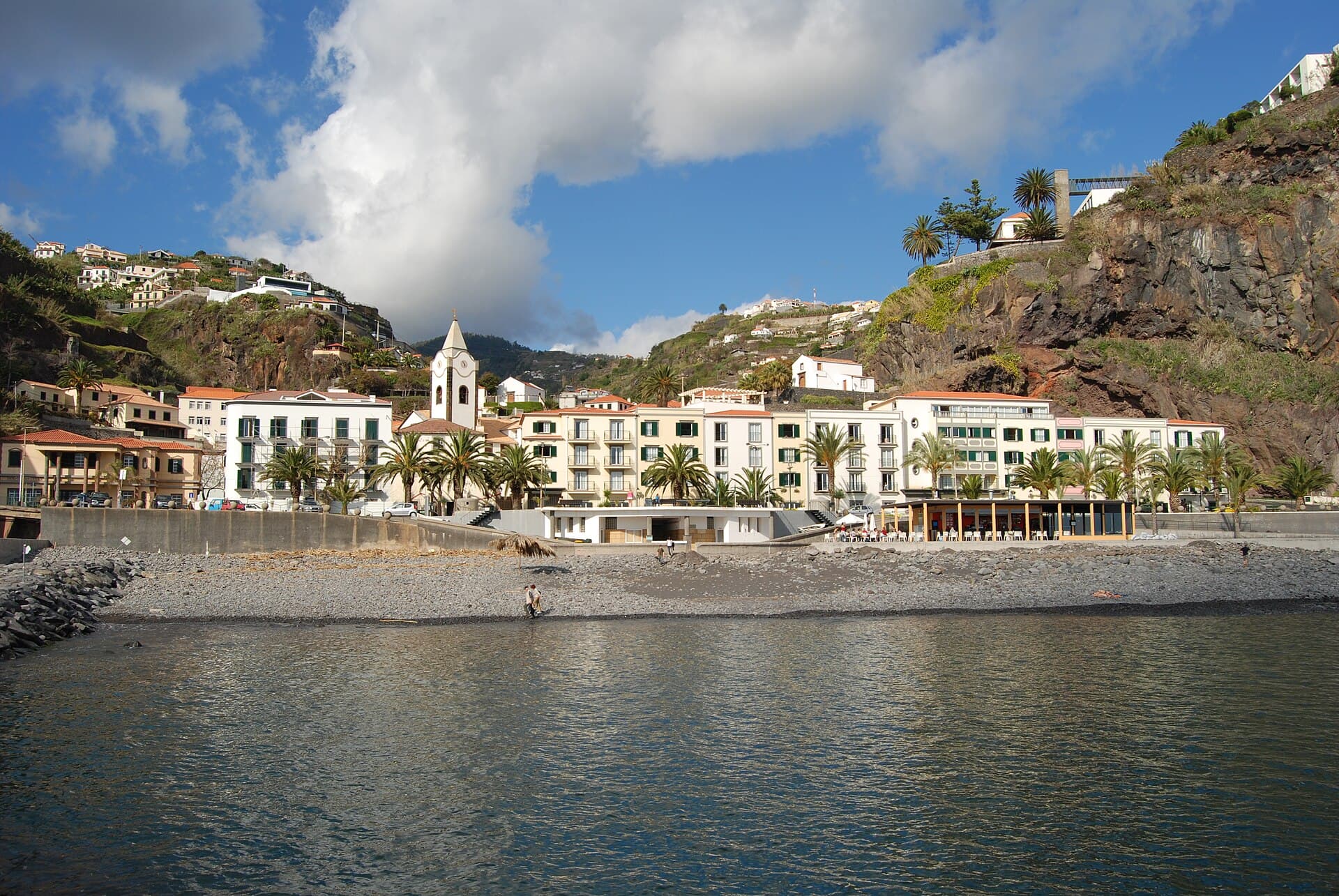 The seafront at Ponta do Sol, Madeira, Portugal