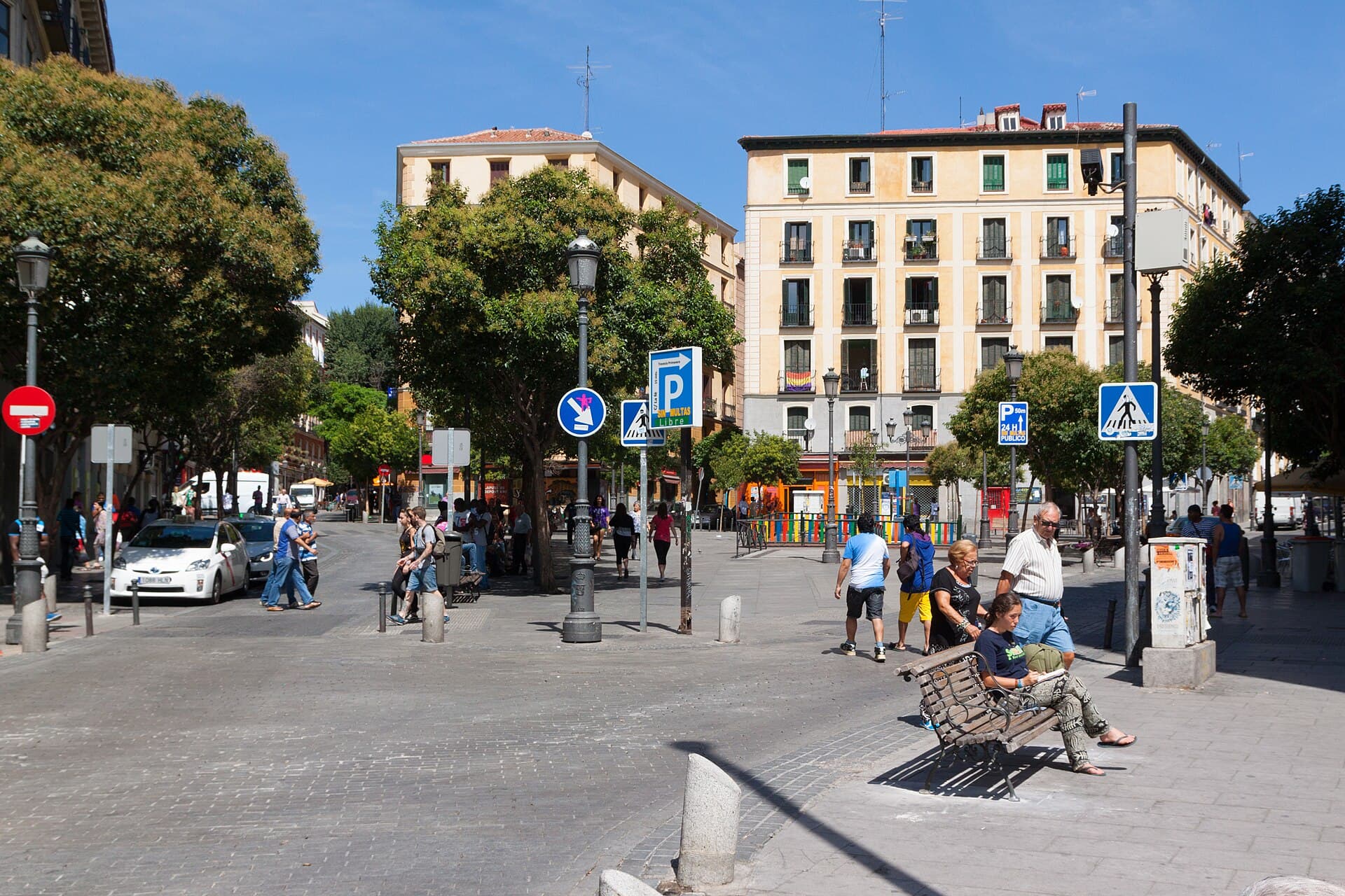 Plaza Lavapies, Madrid, 13.08.14