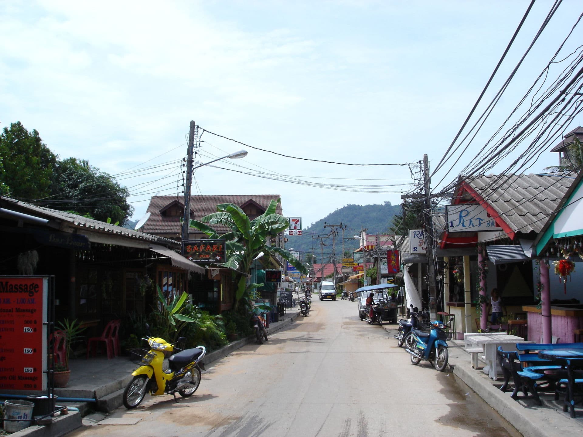 Thailand Koh Samui Lamai beach High street