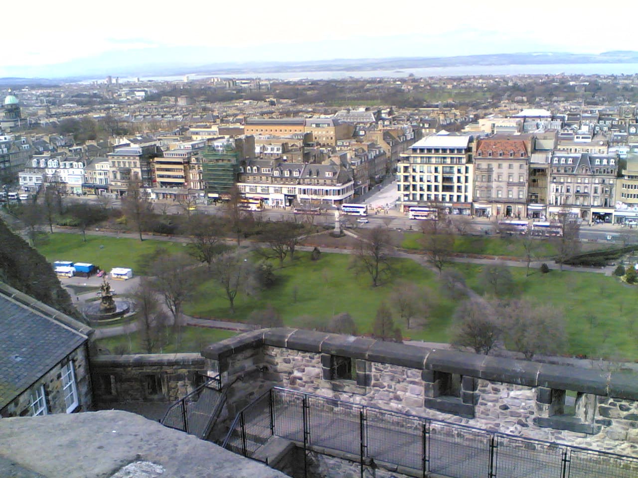 Edinburgh New Town from Edinburgh Castle